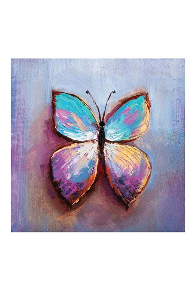 لوحة فنية جدارية متعددة الألوان بدون إطار