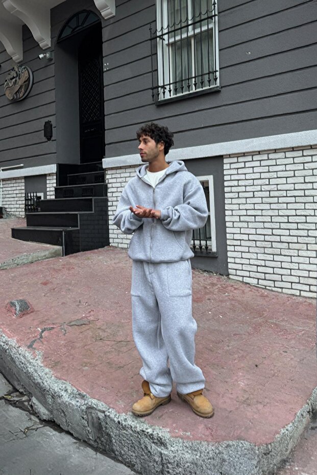 Basic Zip Hoodie - 3