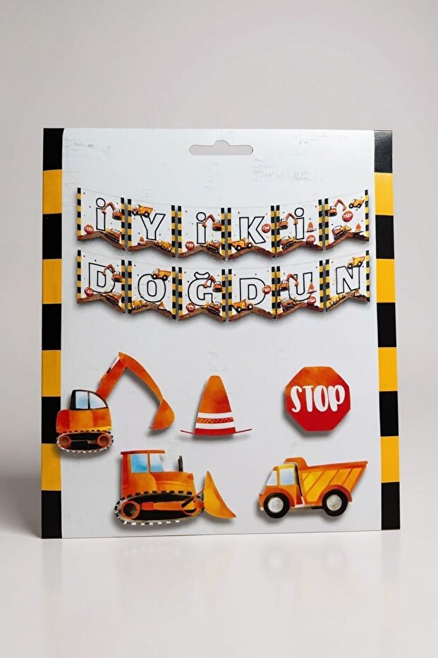 Banner cu plic cu tematică de construcție - 2