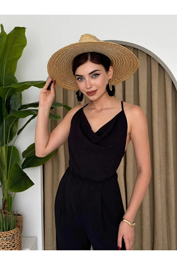 Darcy ırt Dekolteli Tulum - 3