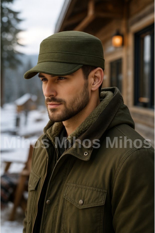 Unisex Kaşe Kastro Hat Winter Outdoor Model