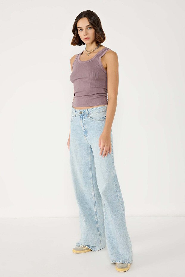 ärmellose Bluse - 3