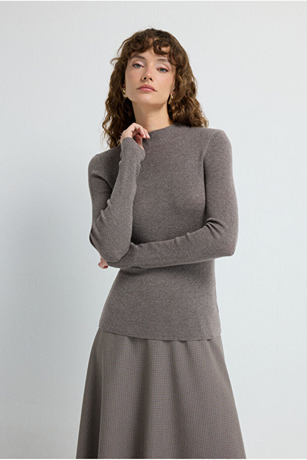 Simli Balıkçı Triko Kazak - 4