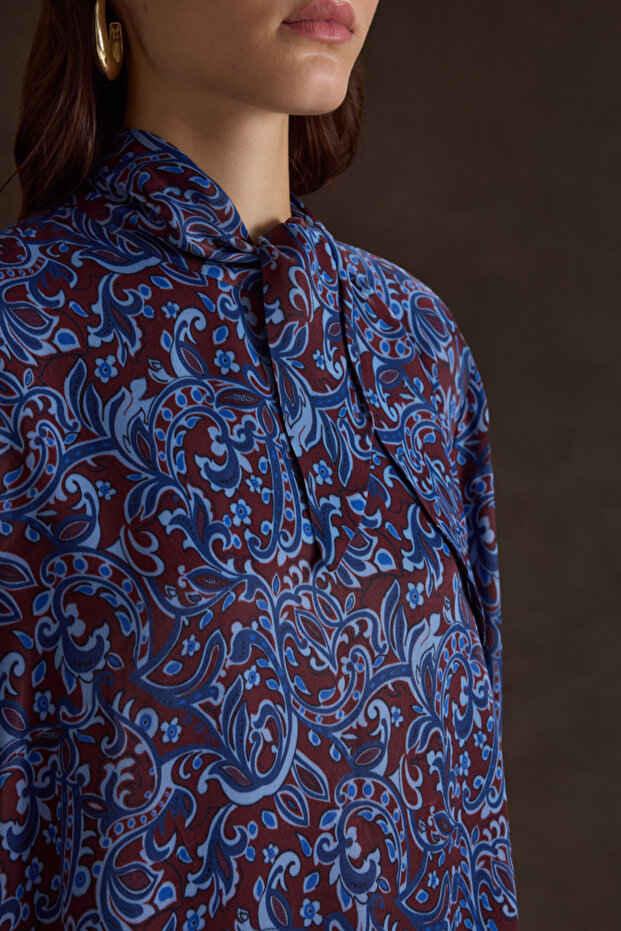 Desenli Viscon Bluz - 5