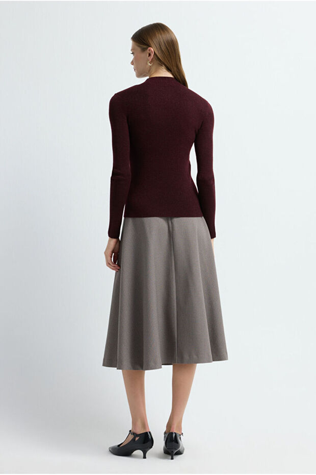 Simli Balıkçı Triko Kazak - 5