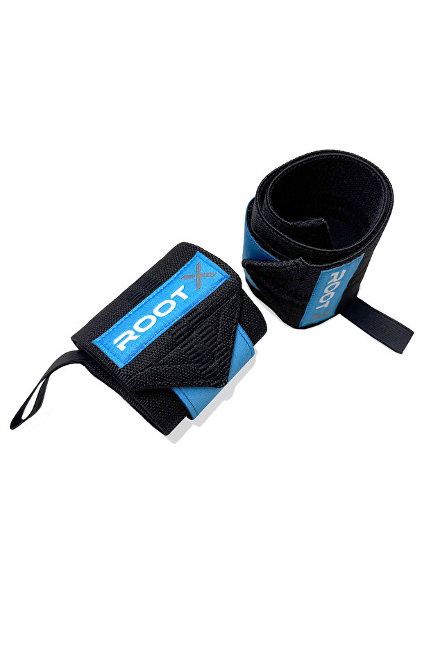 أربطة المعصم باللونين الأسود والأزرق، عبوة من قطعتين - 4