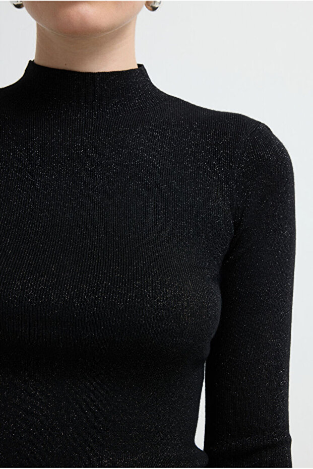 Simli Balıkçı Triko Kazak - 3