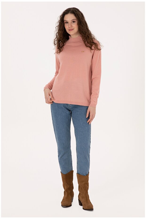 Kadın Pudra Basic Kazak - 4