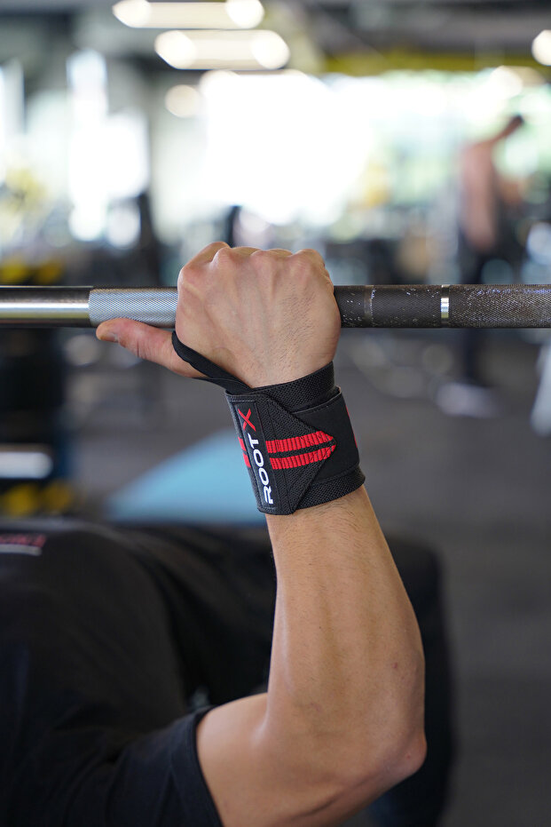 Wrist Wraps Black Red 2-Pack - 5