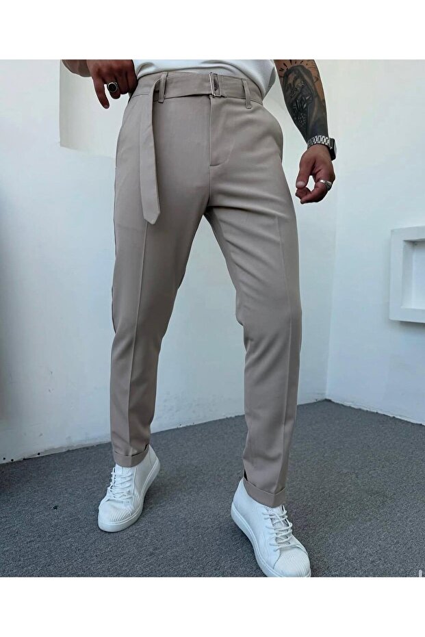 OLD MONEY KUMAŞ PANTOLON - 1