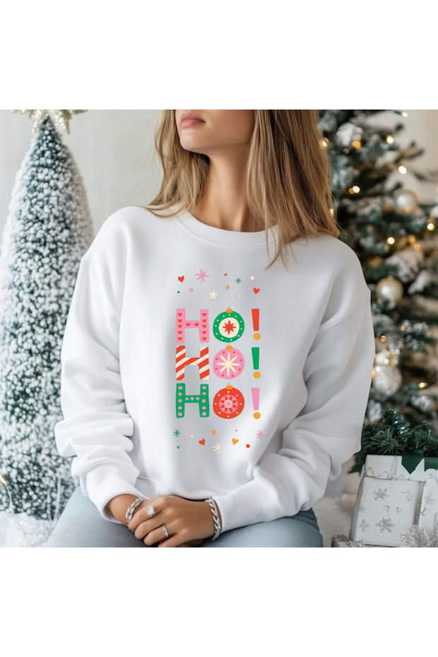 New Year - New Year's Eve Printed Crew Neck 3-Thread Sweatshirt