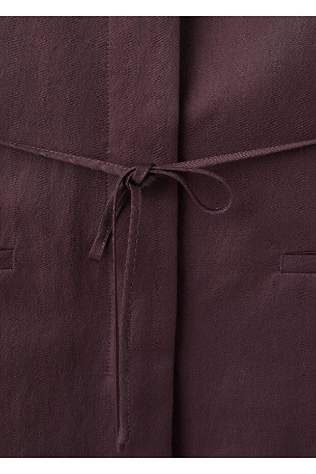 Bağ detaylı yelek - 5