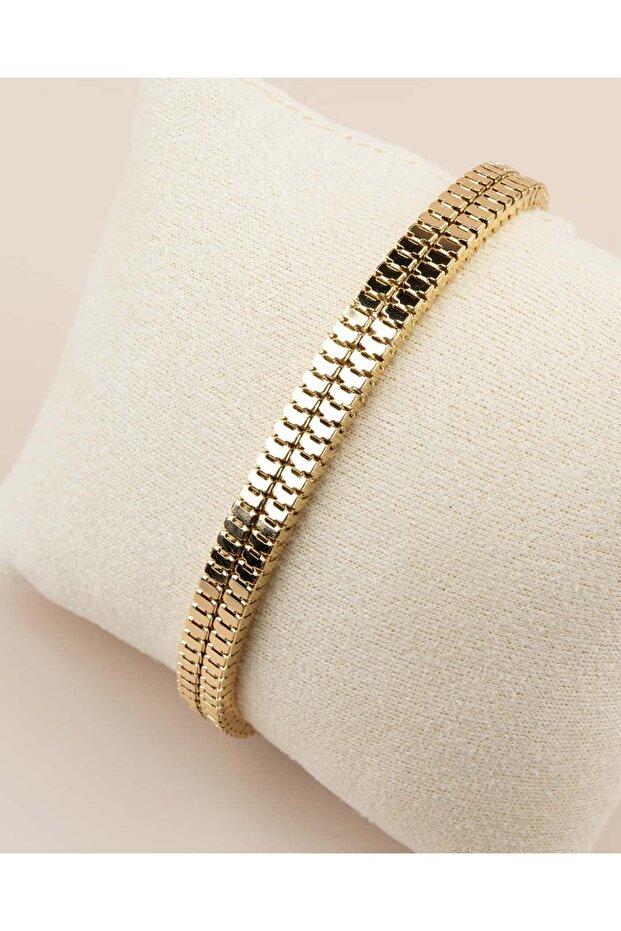 Dorvella Double Row Straw Xuping Bracelet