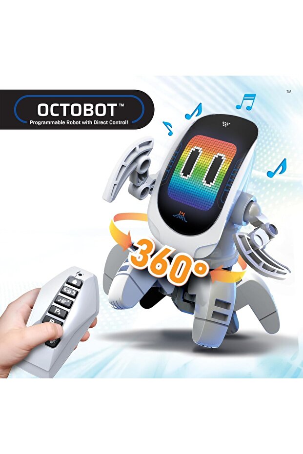 Sesli ve Işıklı Programlanabilir Octobot Robot - 2