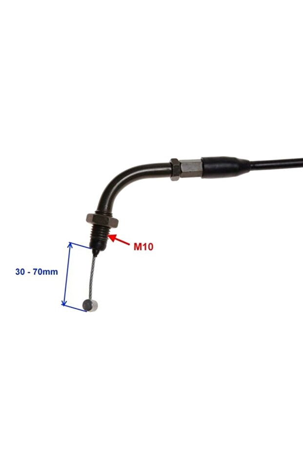Acceleration cable Atv XY250ST-9C automatic - 4