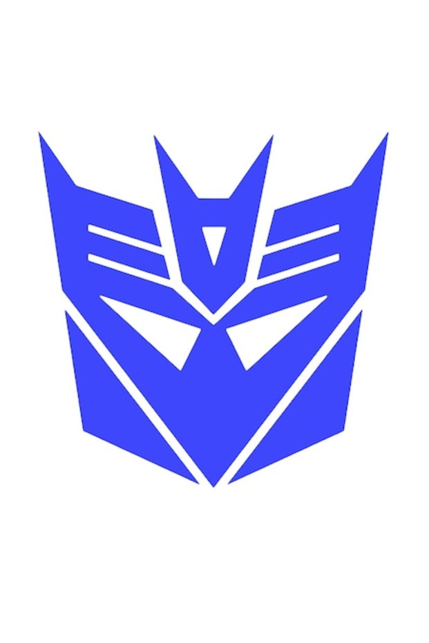 Transformers sticker, 12cm, blue
