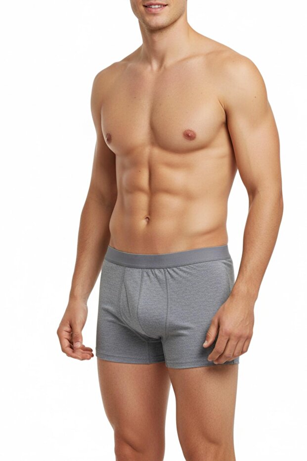 Men's Stretch Fabric Boxers Solid Color Bgl-St05007