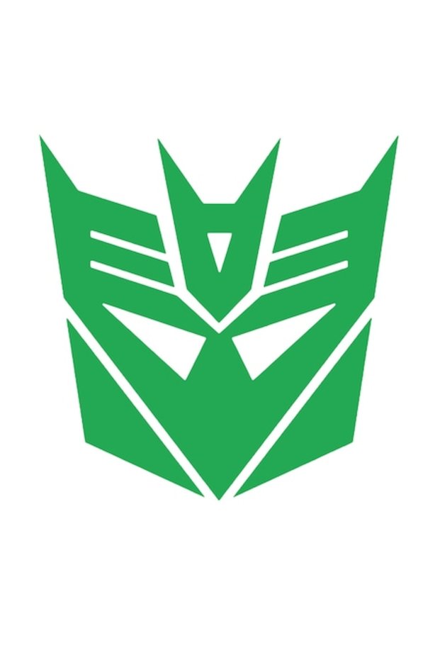Sticker Transformers, 12cm, verde