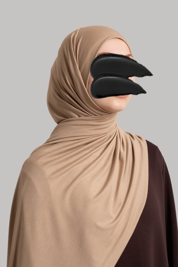 شال قطن ممشط - حجري