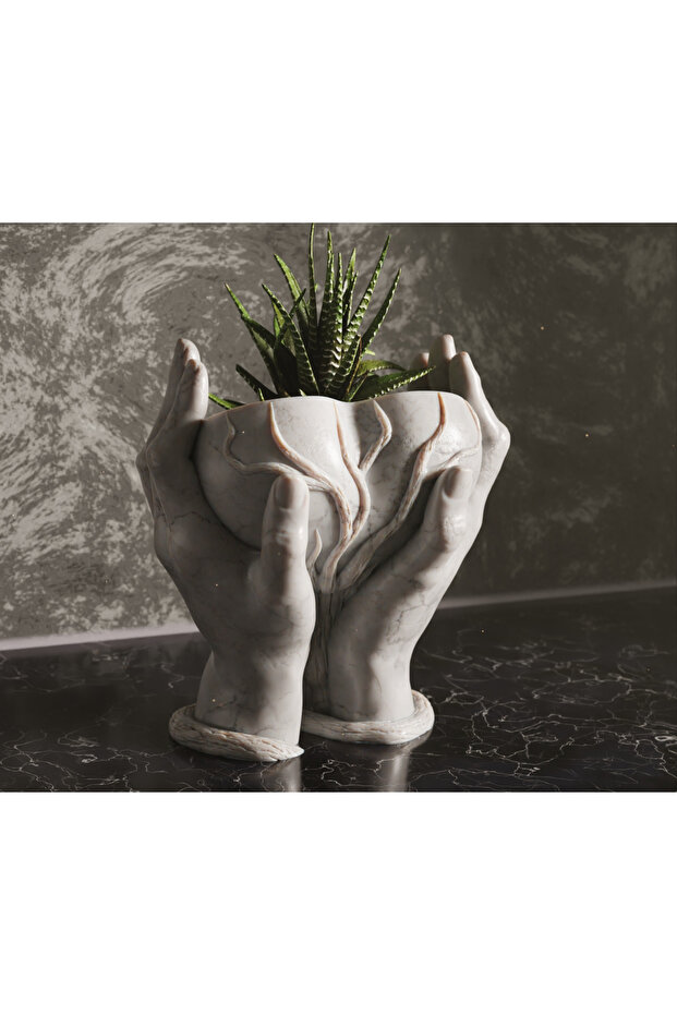 Minimalist dekoratif saksı - 2