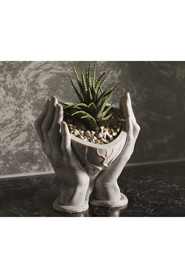 Minimalist dekoratif saksı - 1