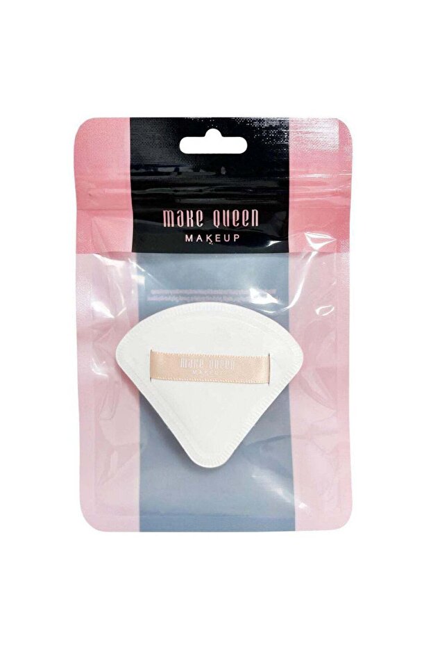 Makeup powder sponge, washable, triangular shape - 2 pieces - 2