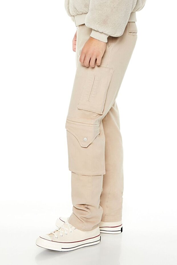 Slim-Fit Kargo Pantolon - 3