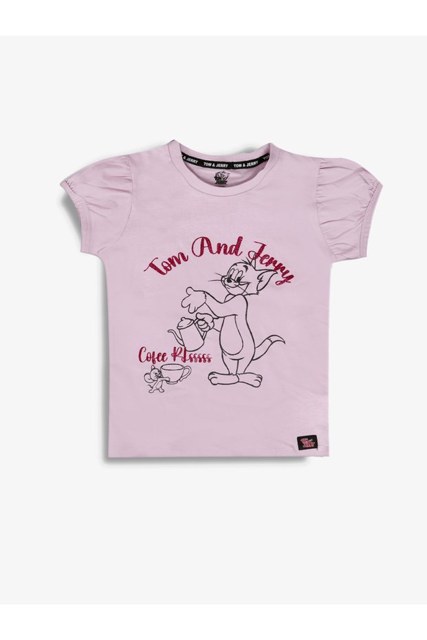 Graphic Print Round Neck Fashion T-shirt