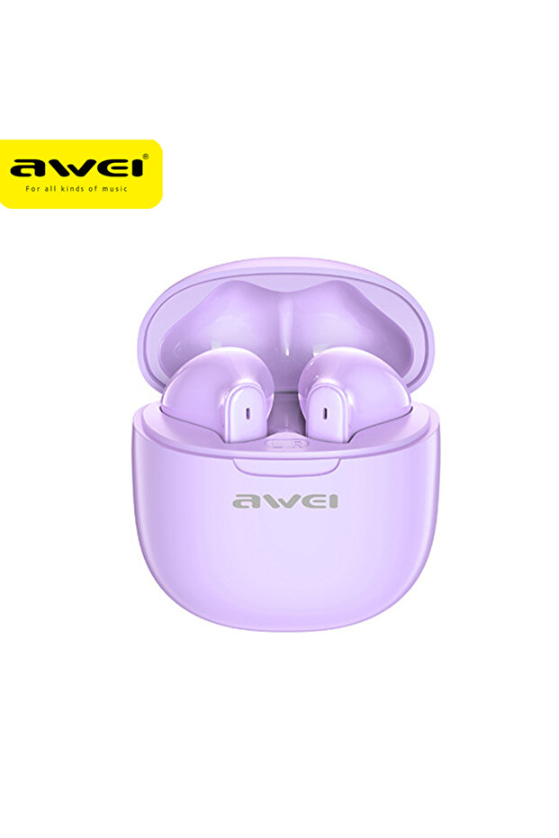 T68 ENC TWS Earbuds - Vibrant Purple (Brand New)