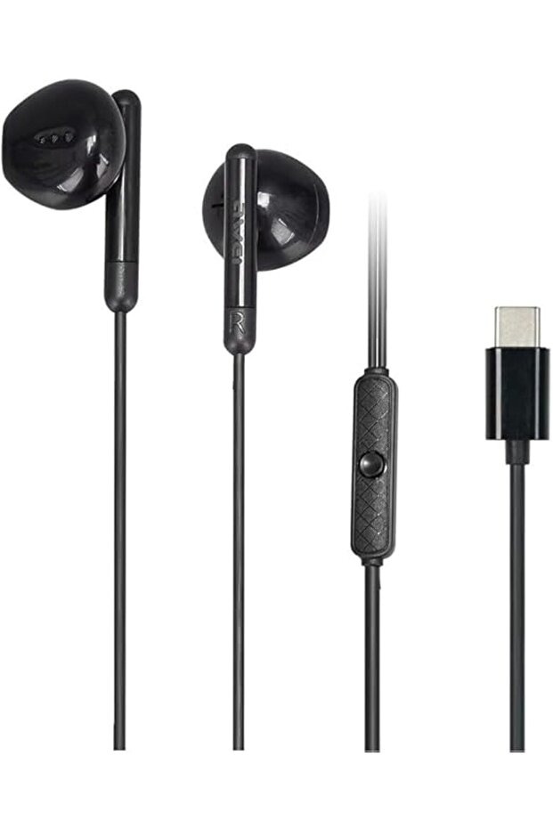 PC-6T Wired Type-C In-Ear Earphones with Mic