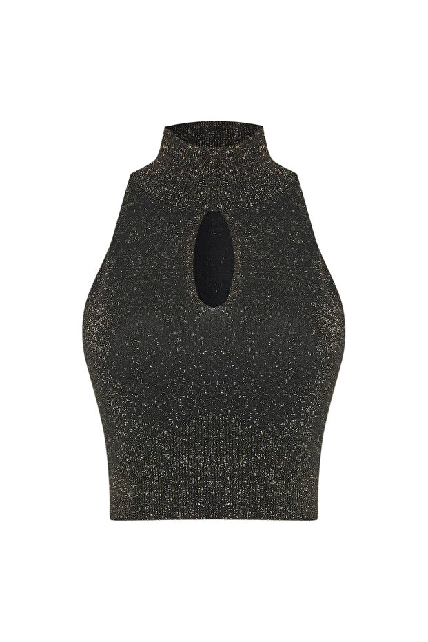 Leopar Desenli Triko Üst - 6