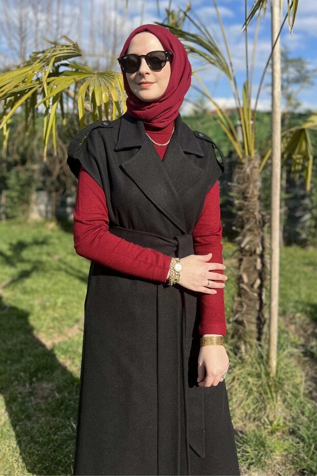 Apoletli Siyah Yelek - 3