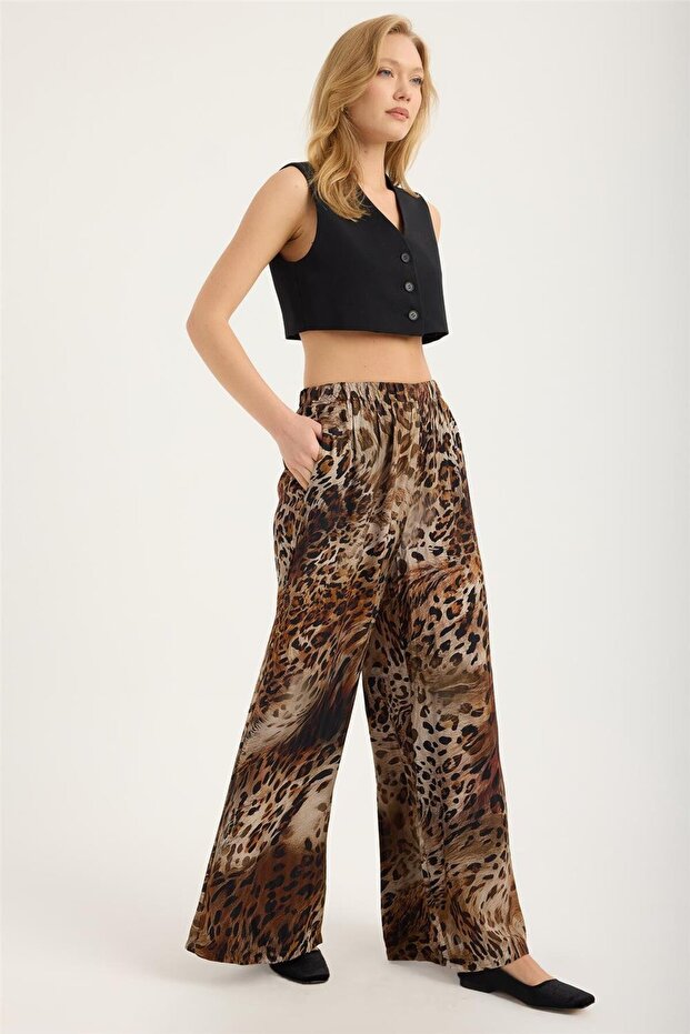 بنطلون ليو منقوش - 3