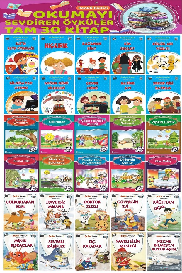 The Highest Rated Teacher Recommended 30-Storybook Set (32 Pages) That Makes Students Love Reading in Grade 2