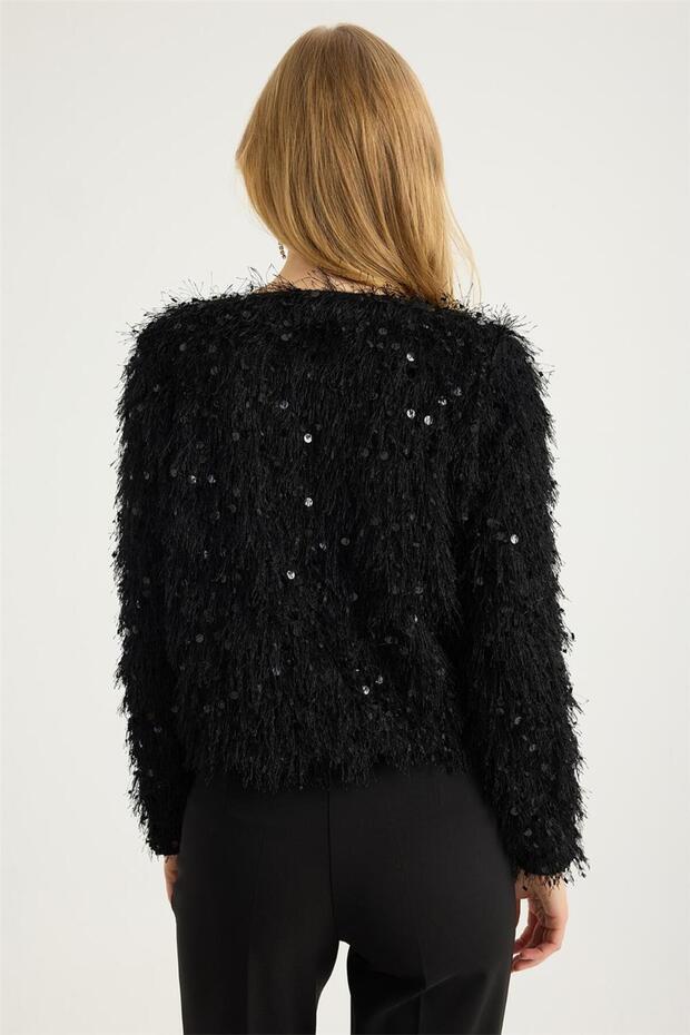 Simli Sakallı Bluz - 5