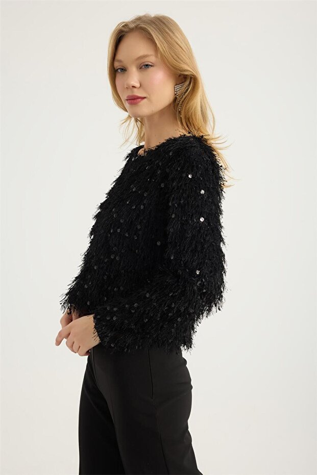 Simli Sakallı Bluz - 2