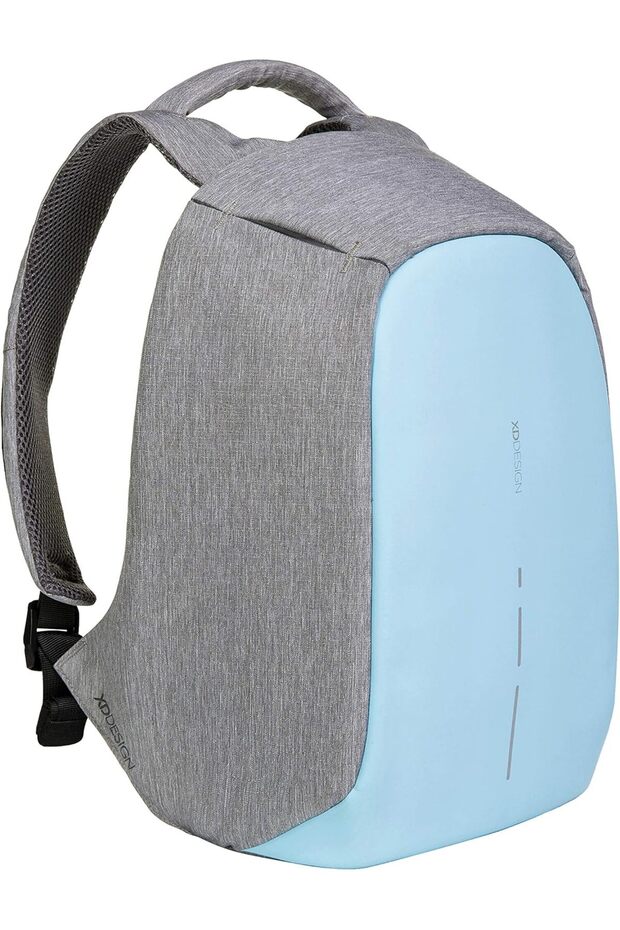 XDDesign Bobby Compact Anti-theft Backpack with Integrated USB Charging Port (Pastel Blue)