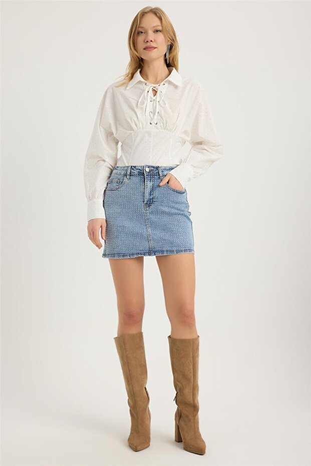 Jean Mini Etek - 1