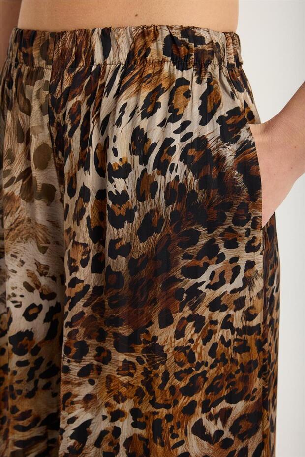 بنطلون ليو منقوش - 4