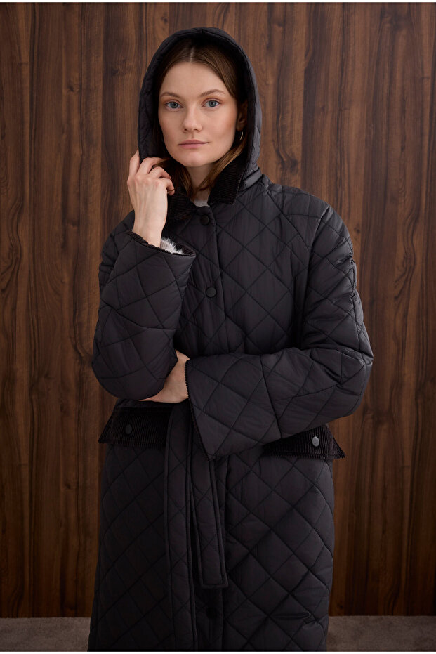 Uzun Kapitone Mont Siyah - 5