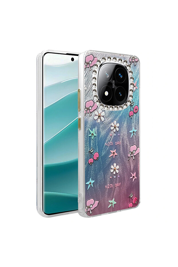Redmi Note 14 4g Case Blade Mirrored Pattern Cover - Pattern 4 - 1