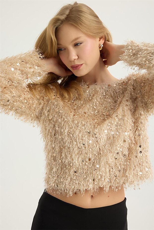 Simli Sakallı Bluz - 4