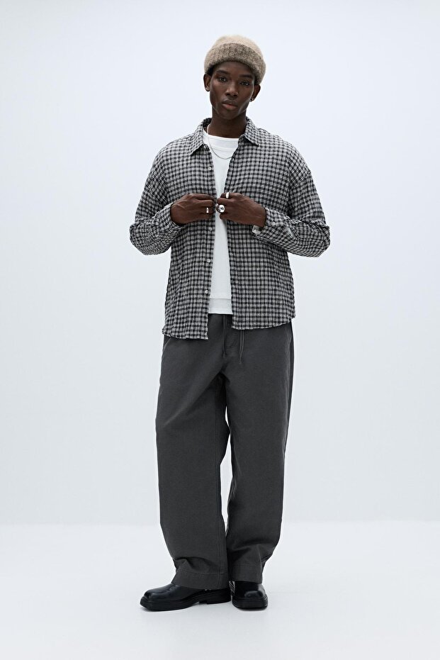 Bol kesim jogger pantolon - 2