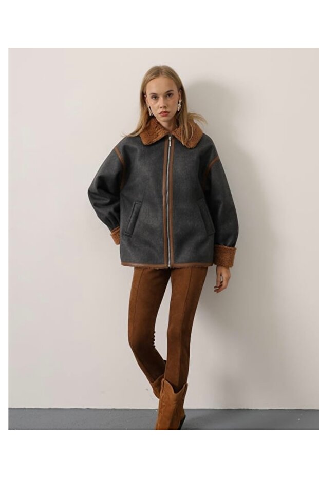 KONTRAS BİKER CEKET - 4