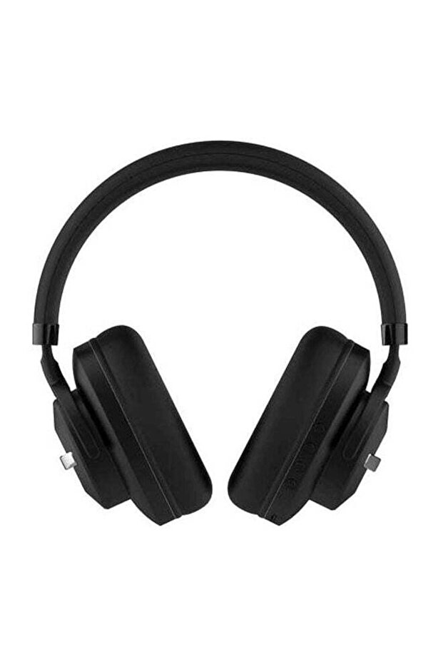 سماعة بلوتوث فوق الأذن باللون الأسود - 1