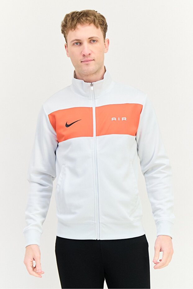 Men Sportswear Fit Long Sleeve Outdoor Sweatshirt, White