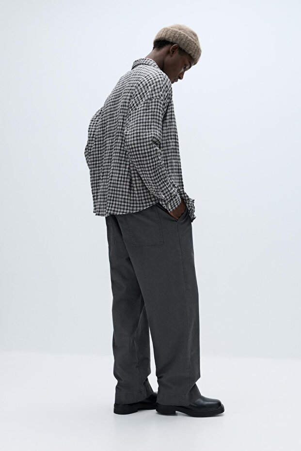 Bol kesim jogger pantolon - 4