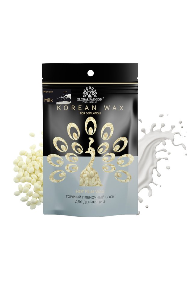Milk Korean Hot Film Wax Beans 1000g – Painless Stripless Hair Removal for Face, Body & Bikini