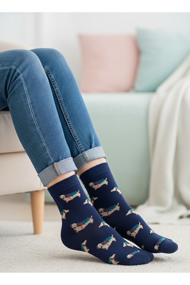 NEŞELİ/DESENLİ ÇORAP - 2