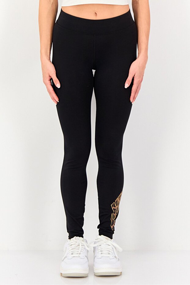 Women Tight Fit Training Leggings, Black